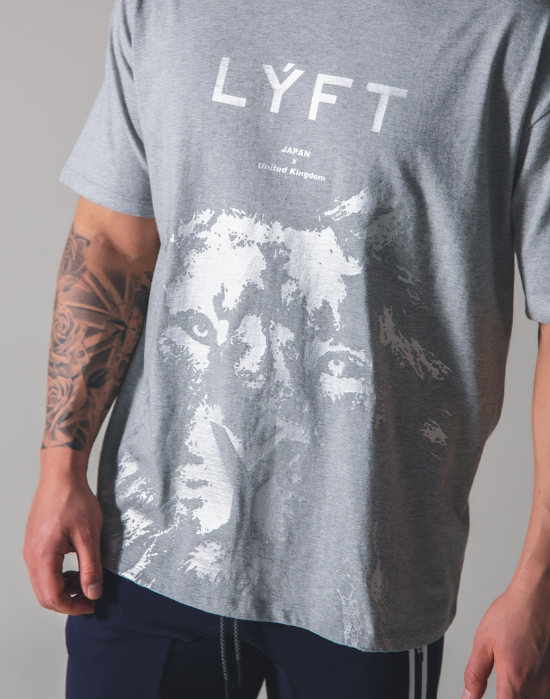 LYFT Lion Big T-shirt - Grey – LÝFT