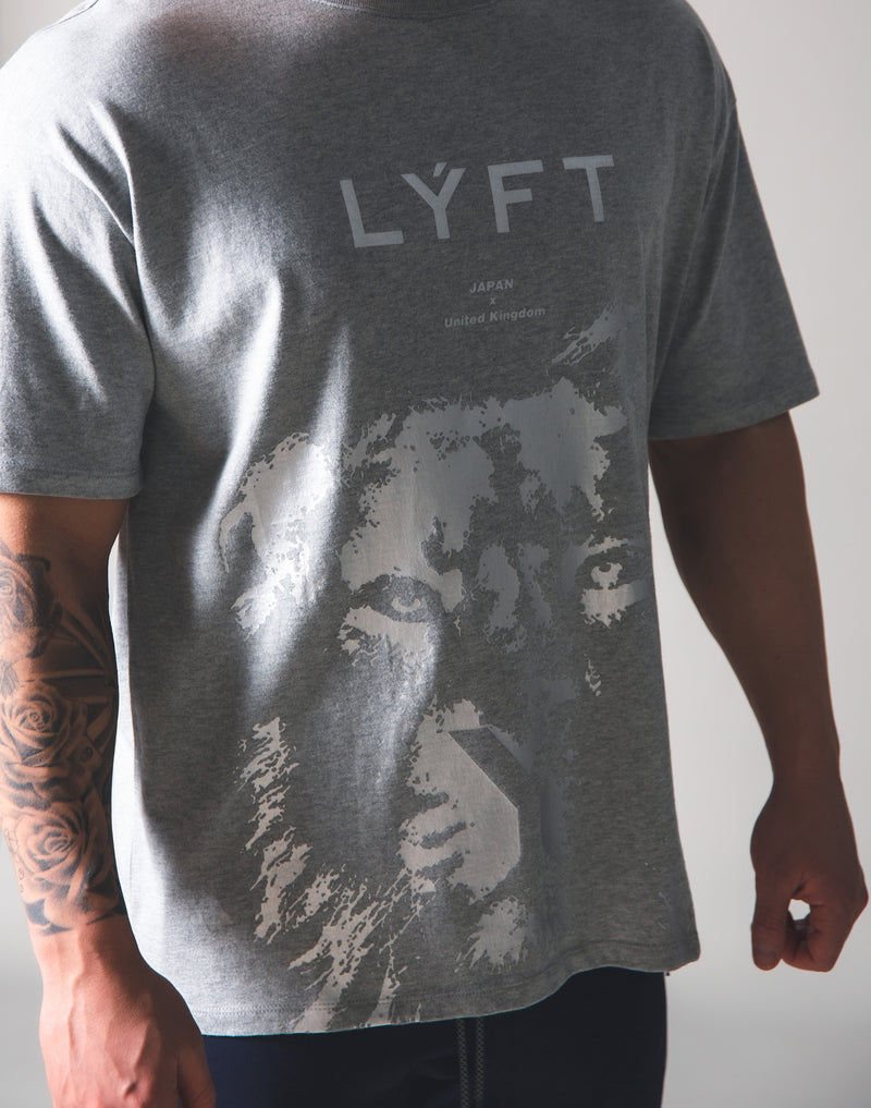 LYFT Lion Big T-shirt - Grey – LÝFT
