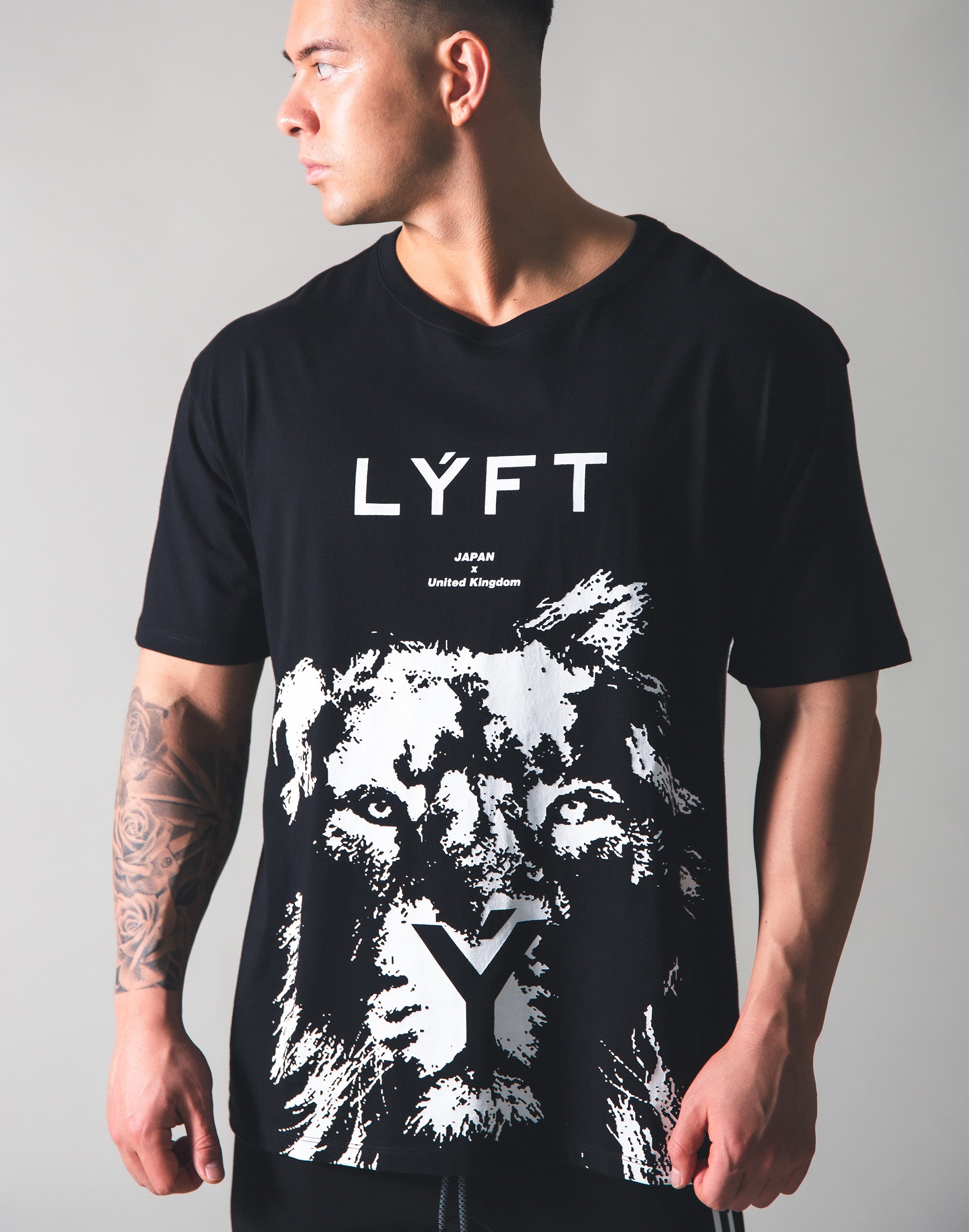LYFT Lion Big T-shirt - Black – LÝFT