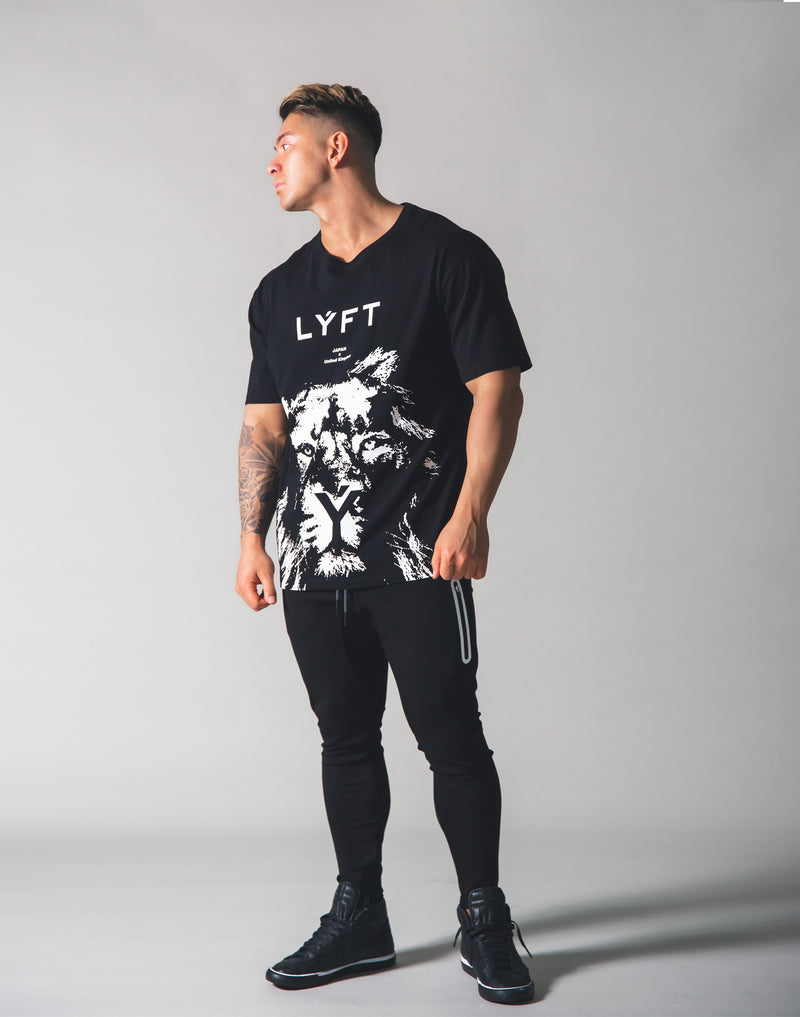 LYFT Lion Big T-shirt - Black