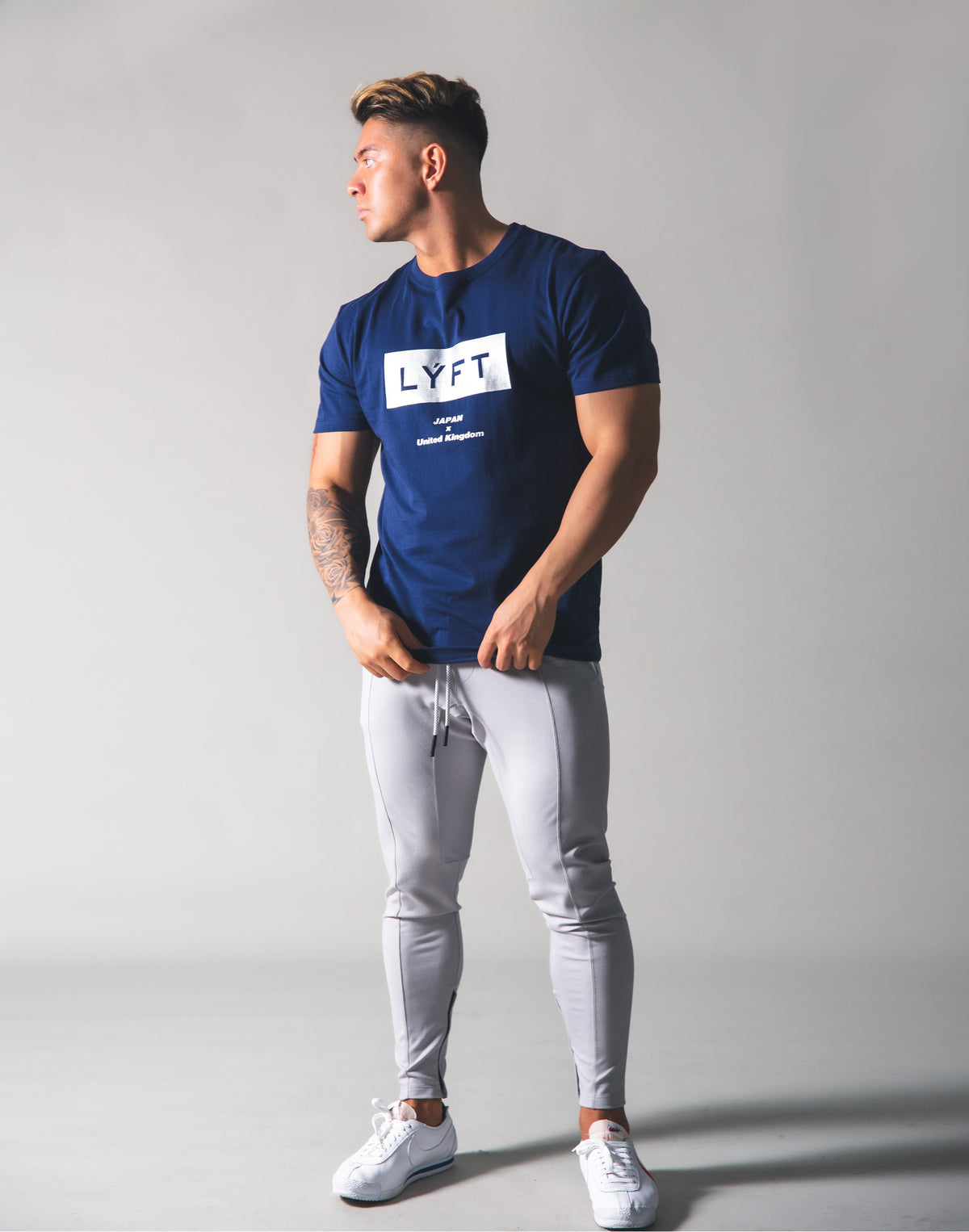 LYFT box Logo T-shirt - Navy
