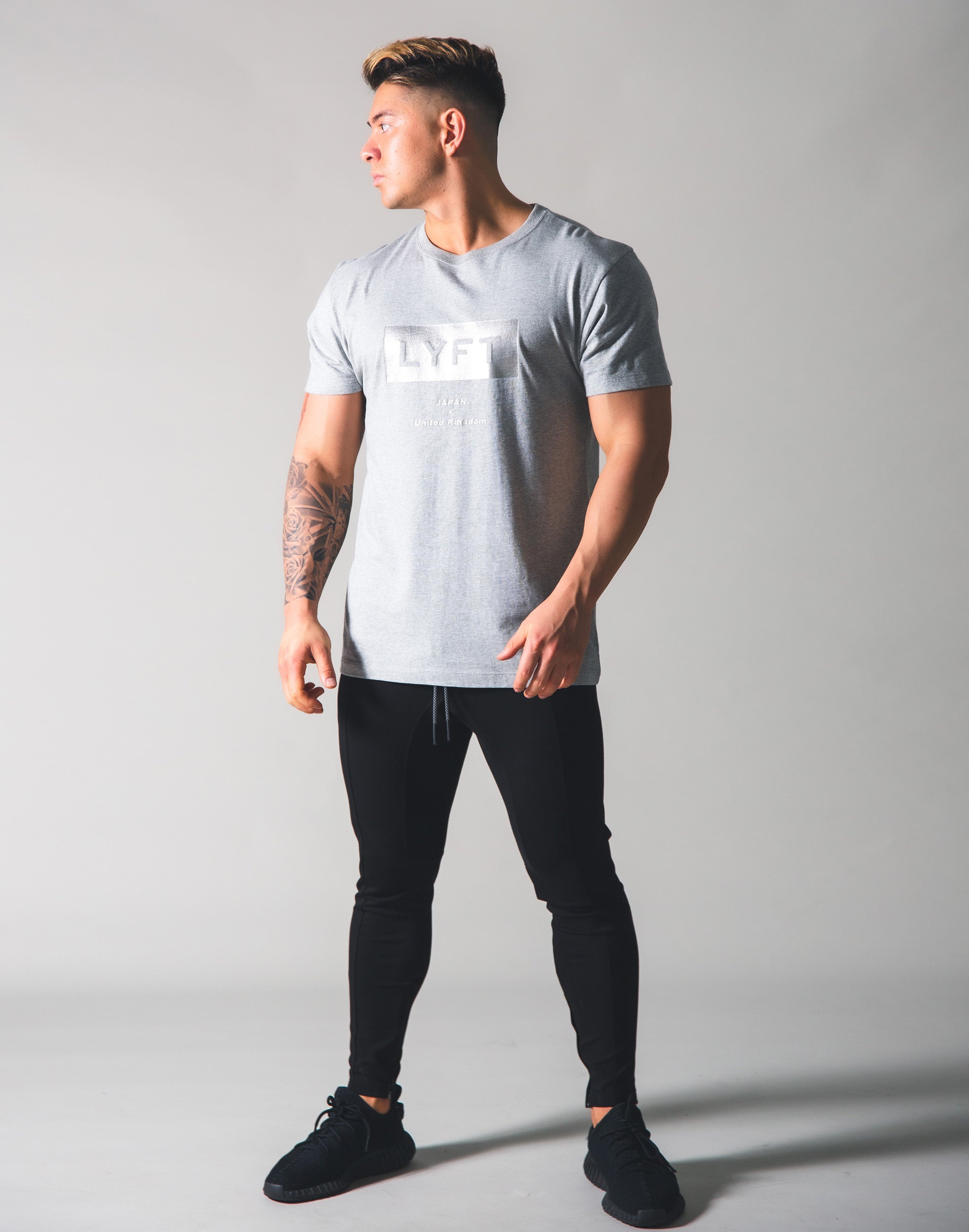 LYFT box Logo T-shirt - Grey – LÝFT