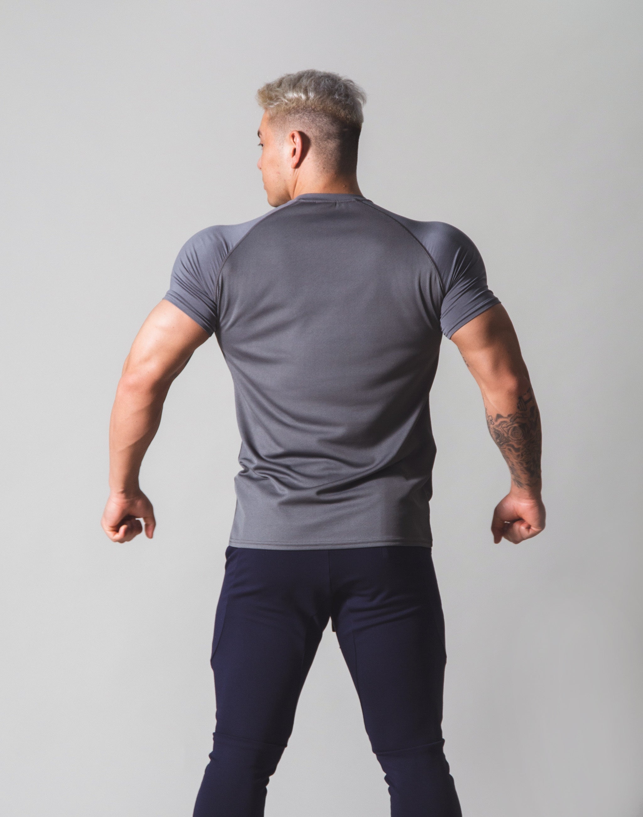 Combi Mesh Training T-Shirt v2 - Grey – LÝFT