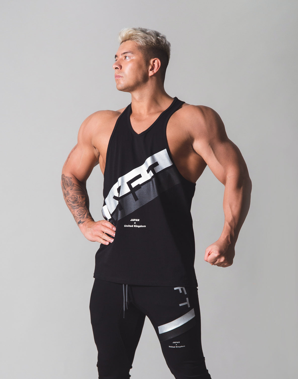 Stripe Training Tanktop v2 - Black
