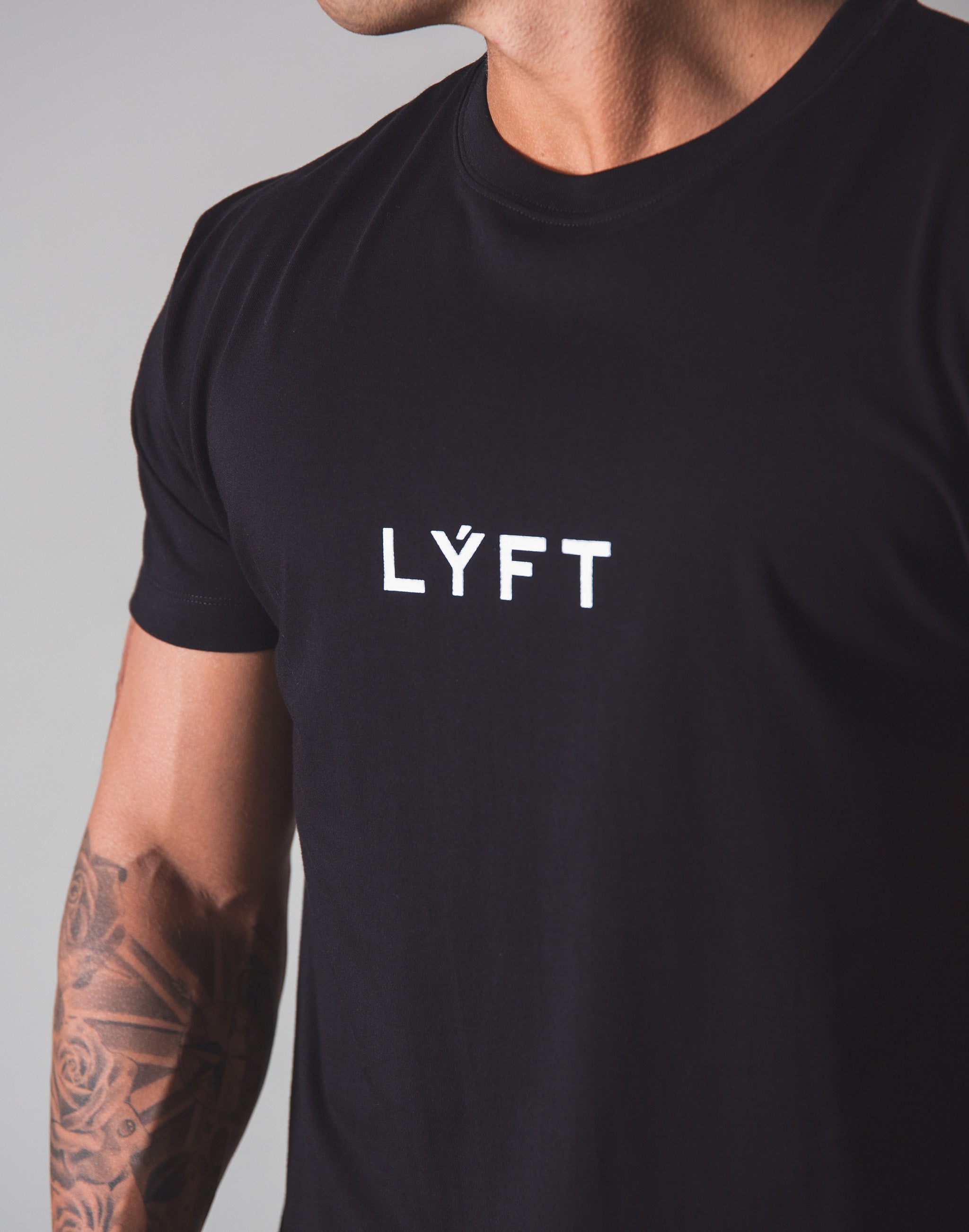 LÝFT Flag Standard T-Shirt - Black