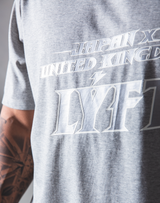 LÝFT Hard Rock Logo Big T-shirt - Grey