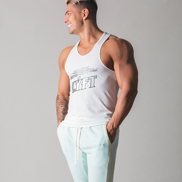 LÝFT Hard Rock Logo Classic Tanktop - White
