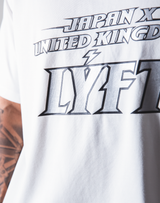 LÝFT Hard Rock Logo Big T-shirt - White