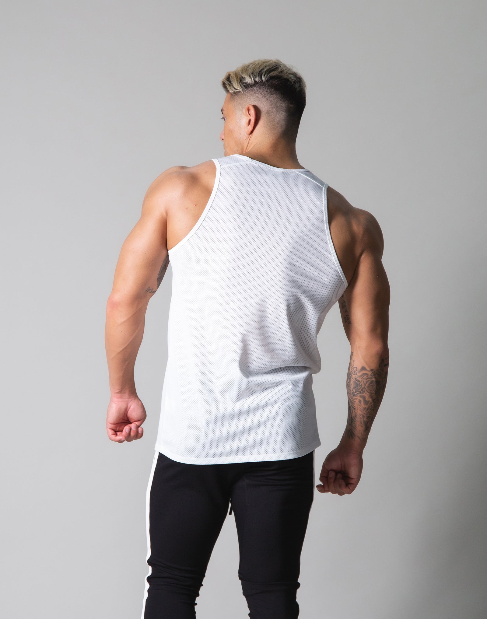 LYFT UK×JP Mesh Tanktop - White – LÝFT
