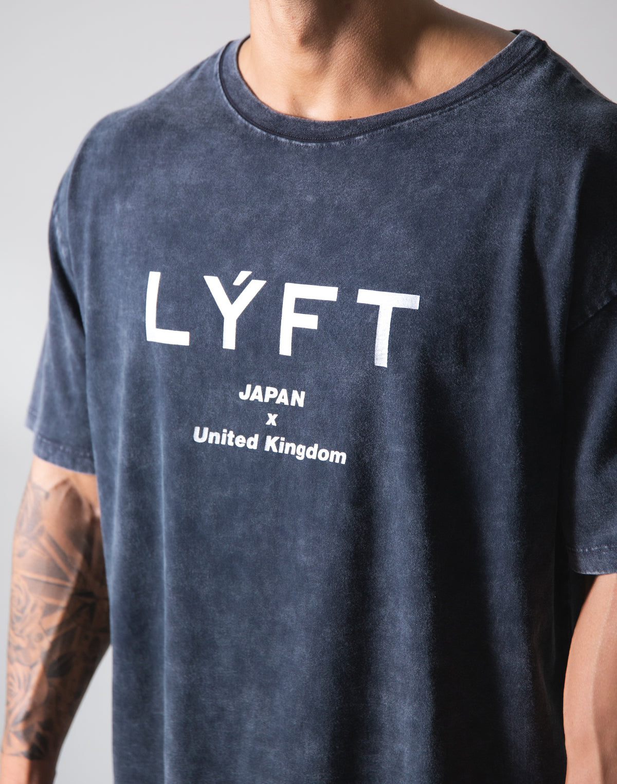 Standard Logo Vintage Big T-shirts - Black old