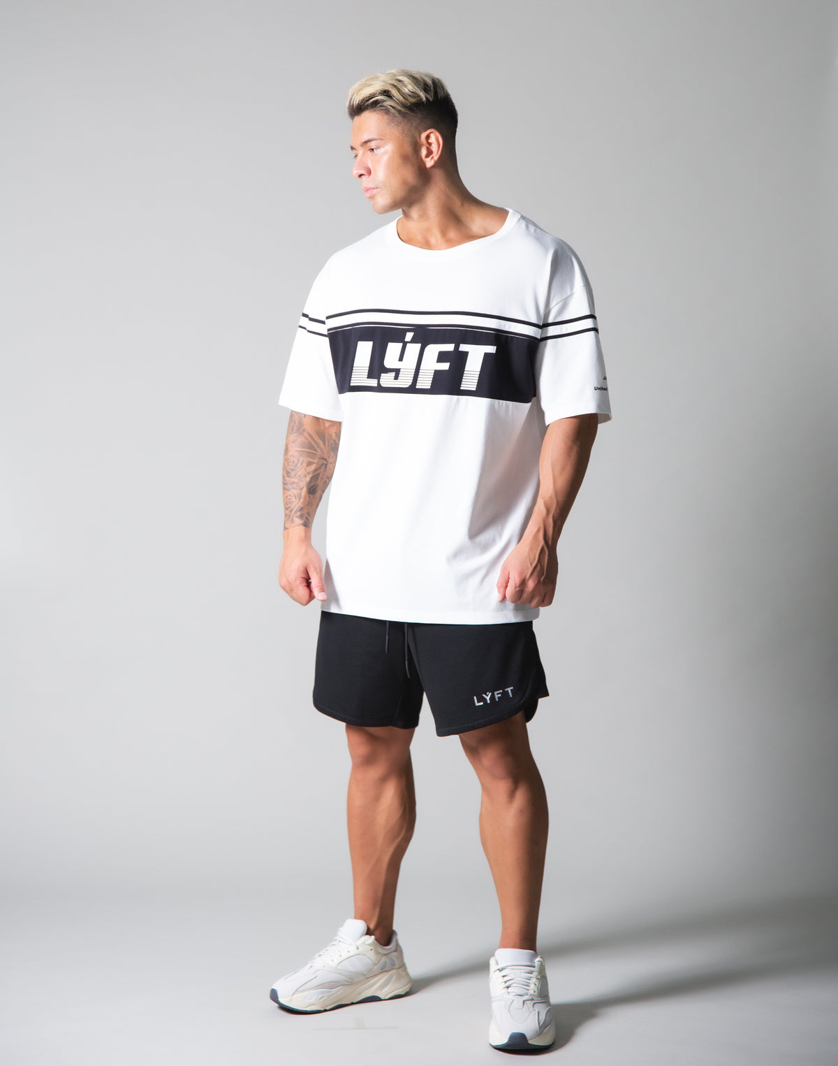 Separate Line Big T-shirts - White