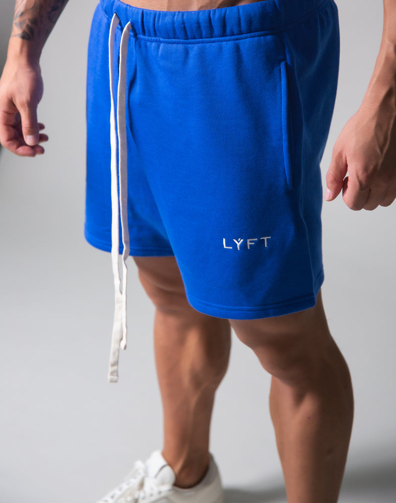 LÝFT Logo Sweat Shorts - Blue