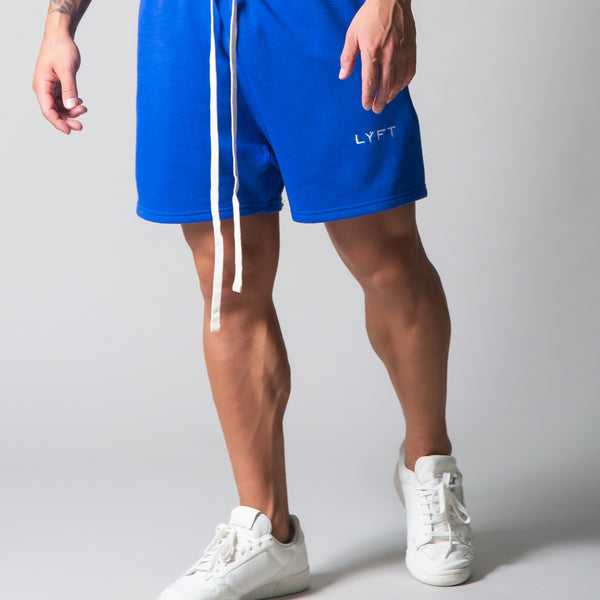 LÝFT Logo Sweat Shorts - Blue