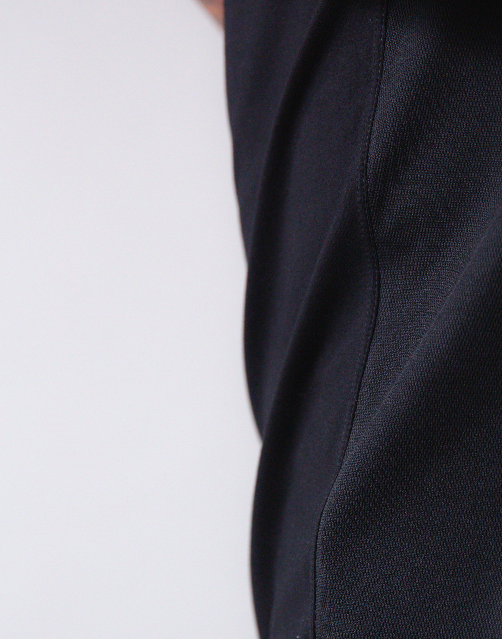LÝFT Slim Fit Side Mesh T-Shirt - Black