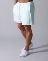 LÝFT 2 Line Sweat Shorts - Mint