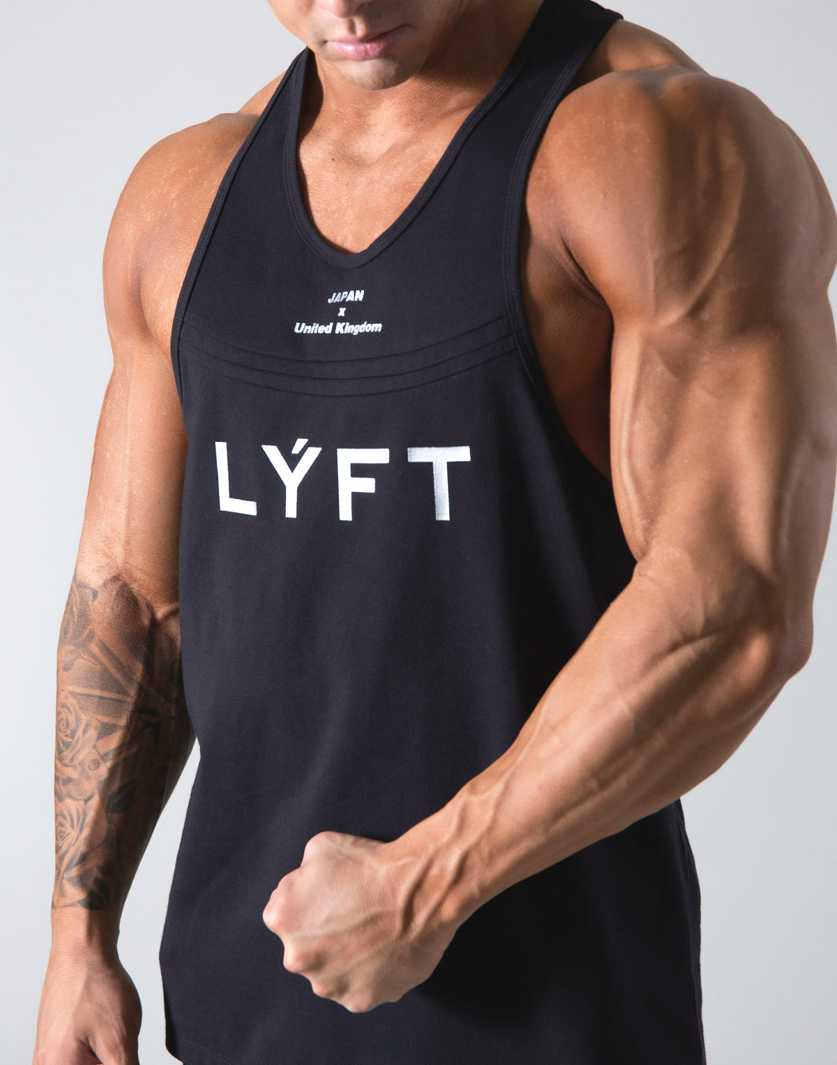 Round Separate Training Tanktop - Black