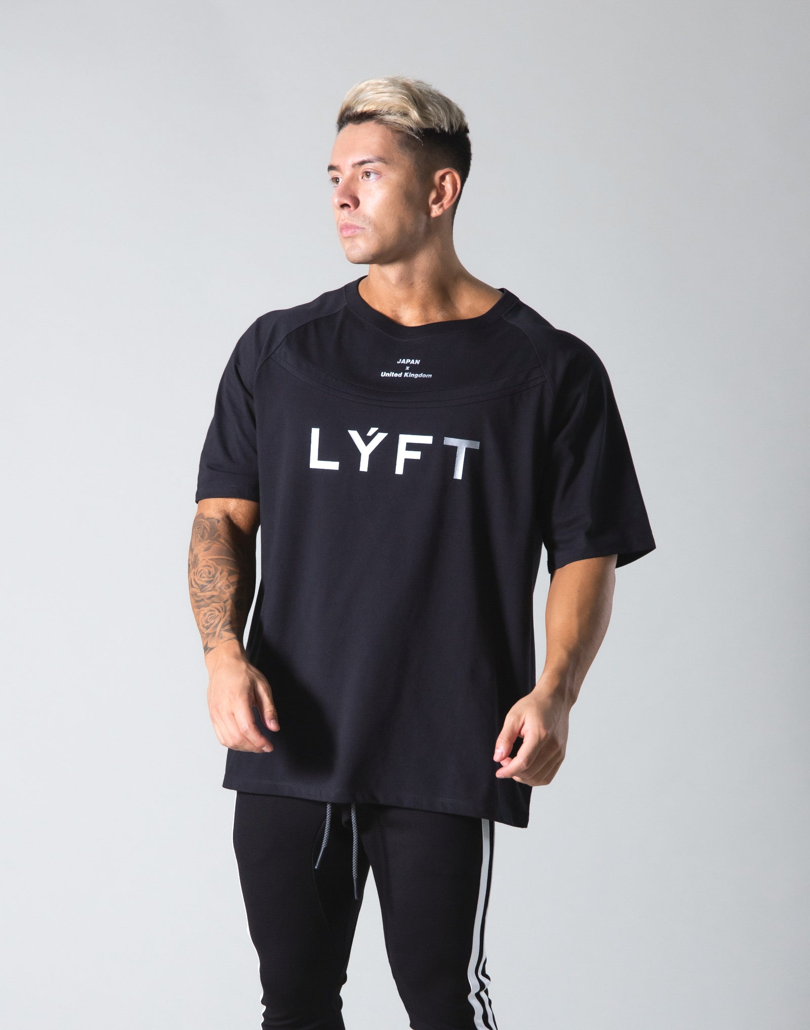 Round Separate Big T-shirts - Black – LÝFT