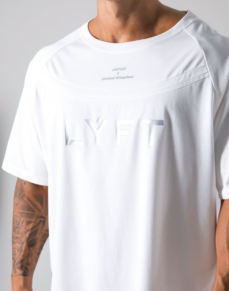 Round Separate Big T-shirts - White