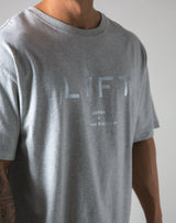 LÝFT Logo Big T-Shirt - Grey