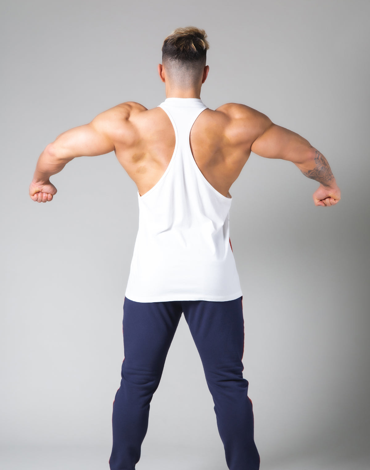Stripe Training Tanktop v2 - White