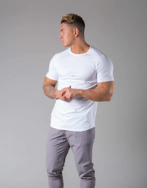 Slim Fit Raglan T-Shirt - White