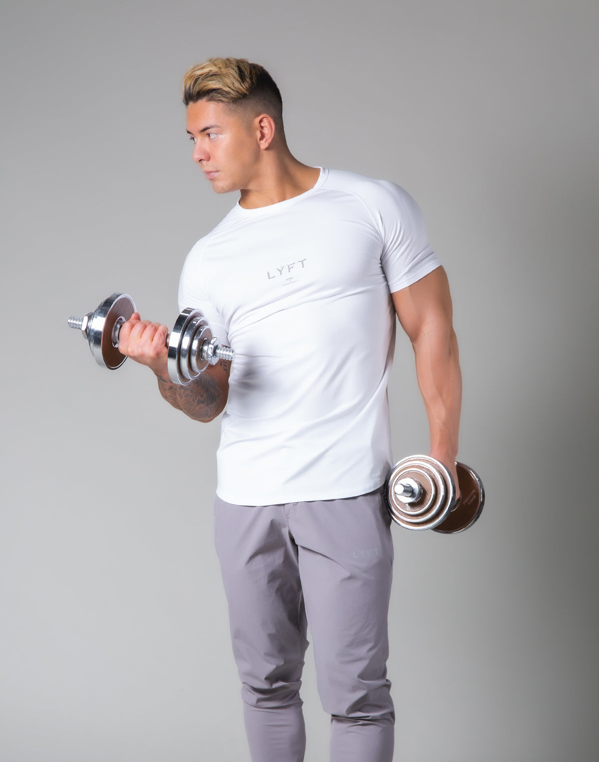 Slim Fit Raglan T-Shirt - White