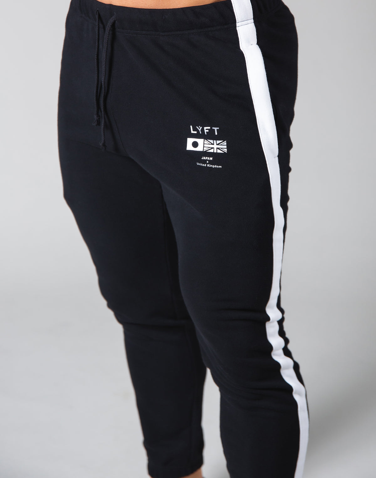 One Line Sweat Pants - Black