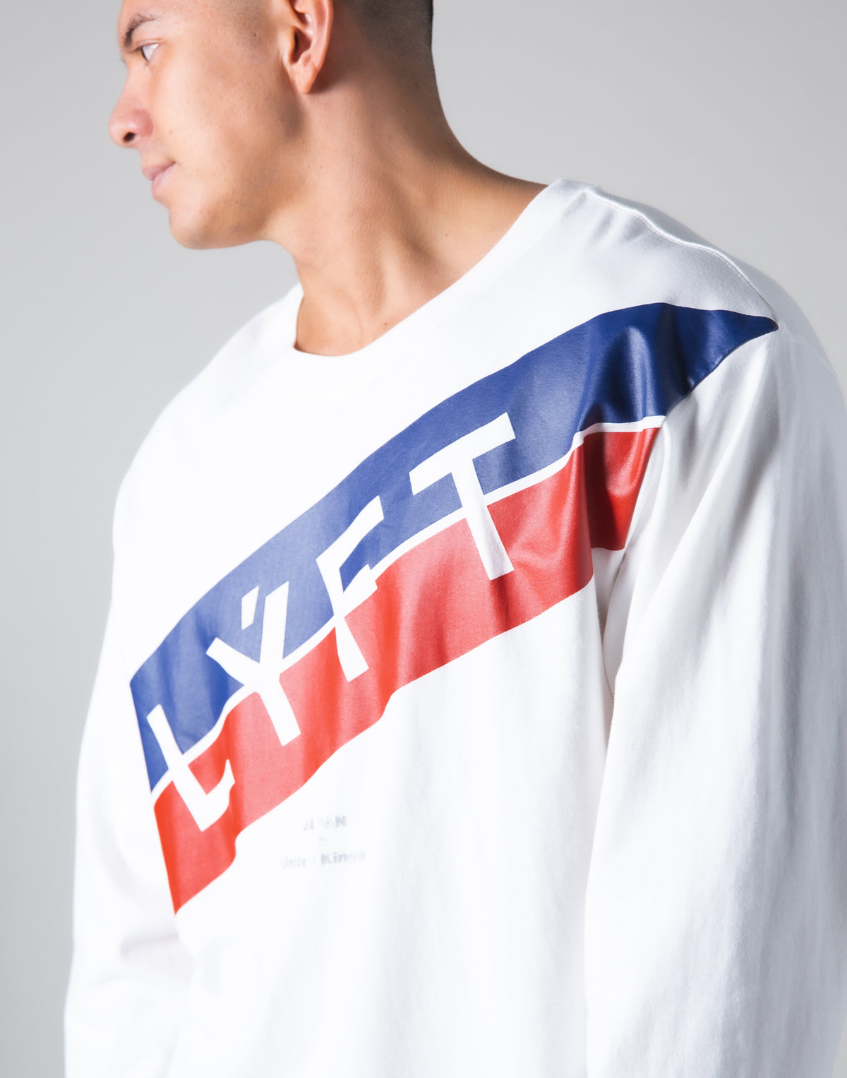 Stripe Long Sleeve T-Shirt - White