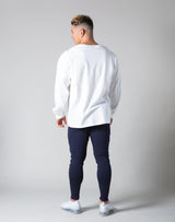 Stripe Long Sleeve T-Shirt - White