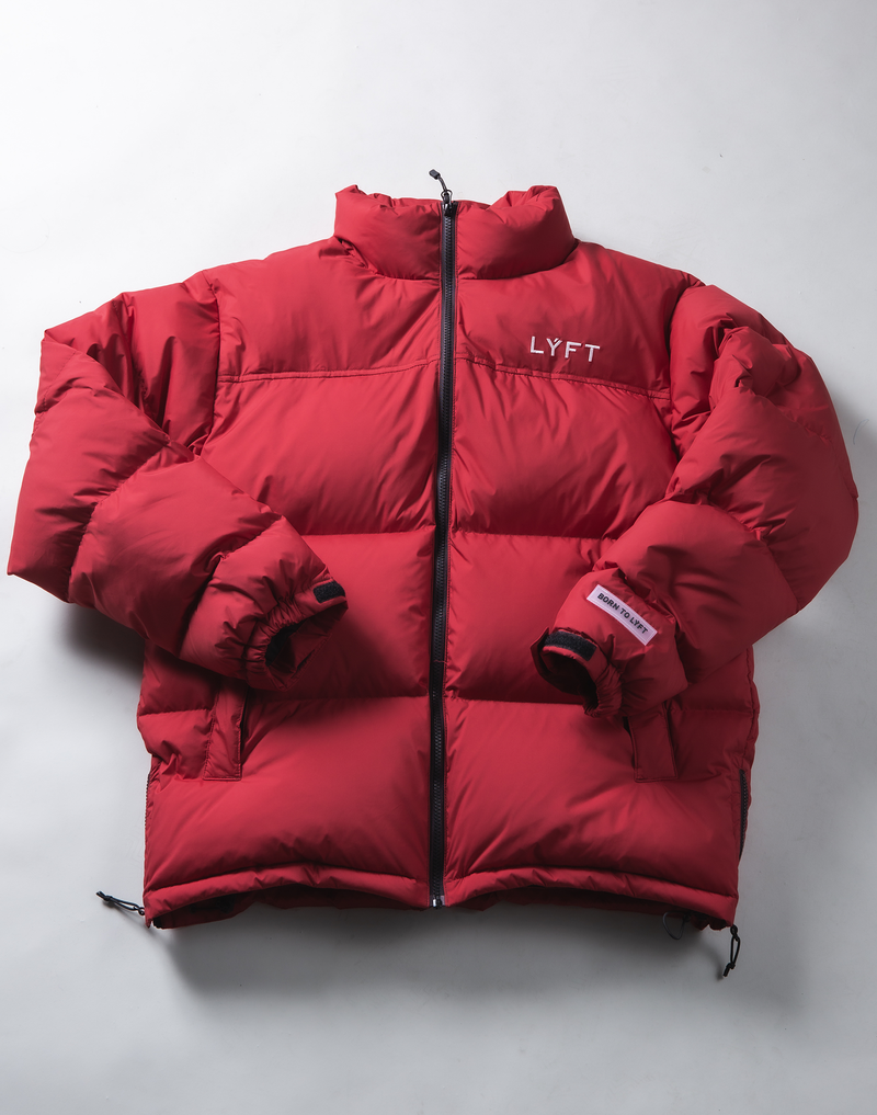LÝFT Genuine Down Jacket - 90:10 - Red LÝFT Genuine Down Jacket - 90:10 - Red