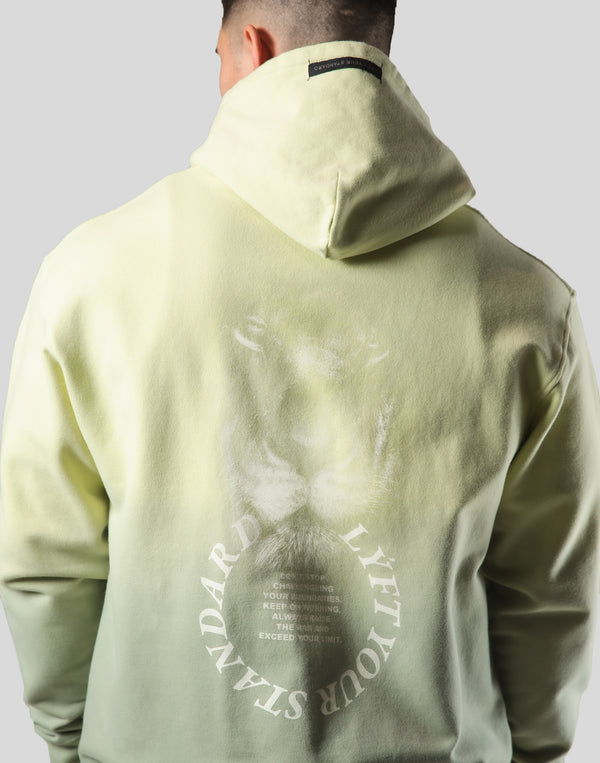 Lion Ring ZipUp Hoodie - Gradation Lime