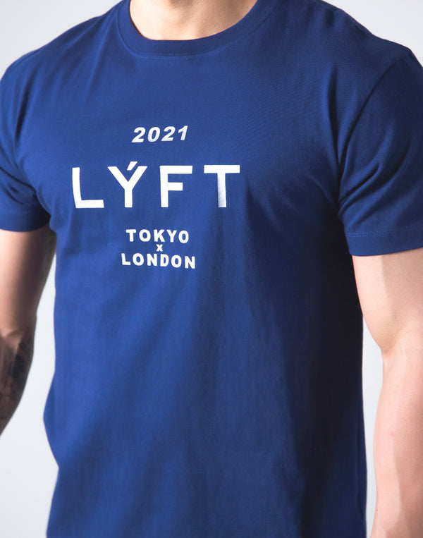 <transcy>2021 Limited Logo T-Shirt --Navy</transcy>