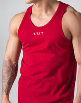 Rear Patch Piping Tanktop - Red