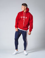 Symbolic Emblem Pullover Hoodie - Red