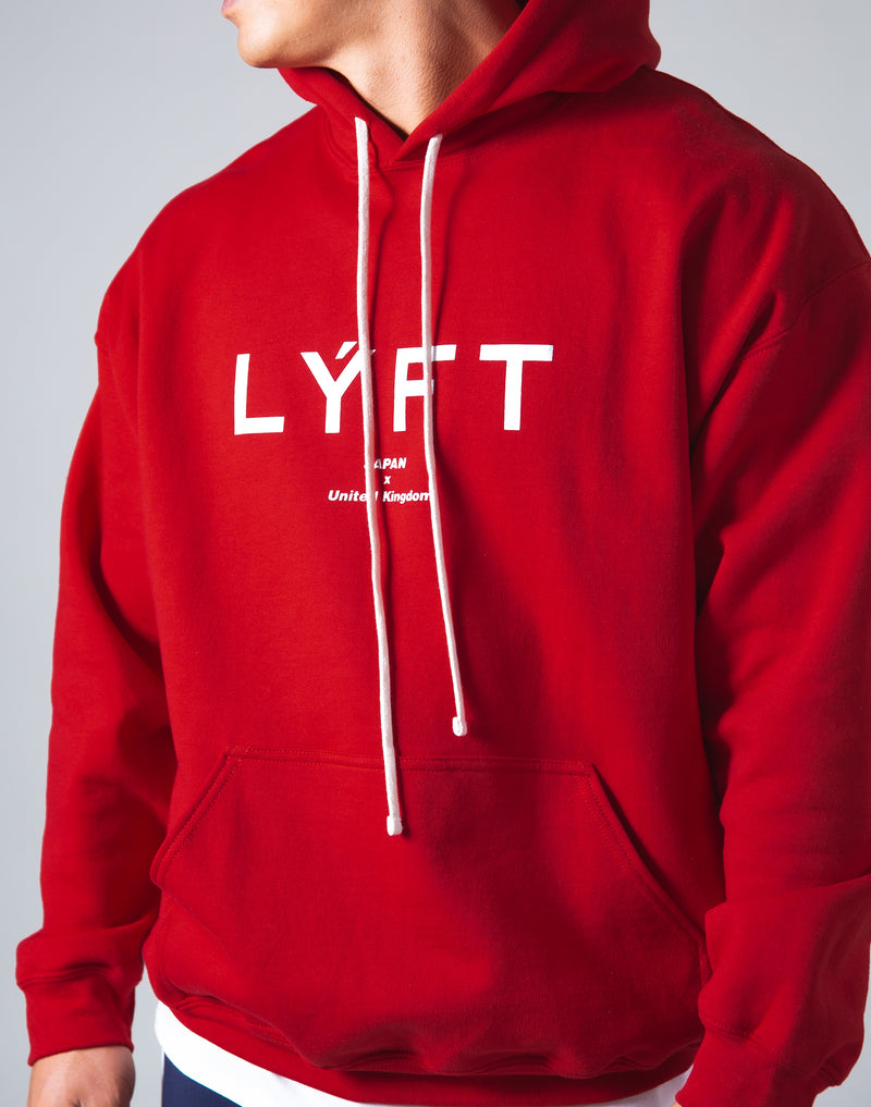 Symbolic Emblem Pullover Hoodie - Red