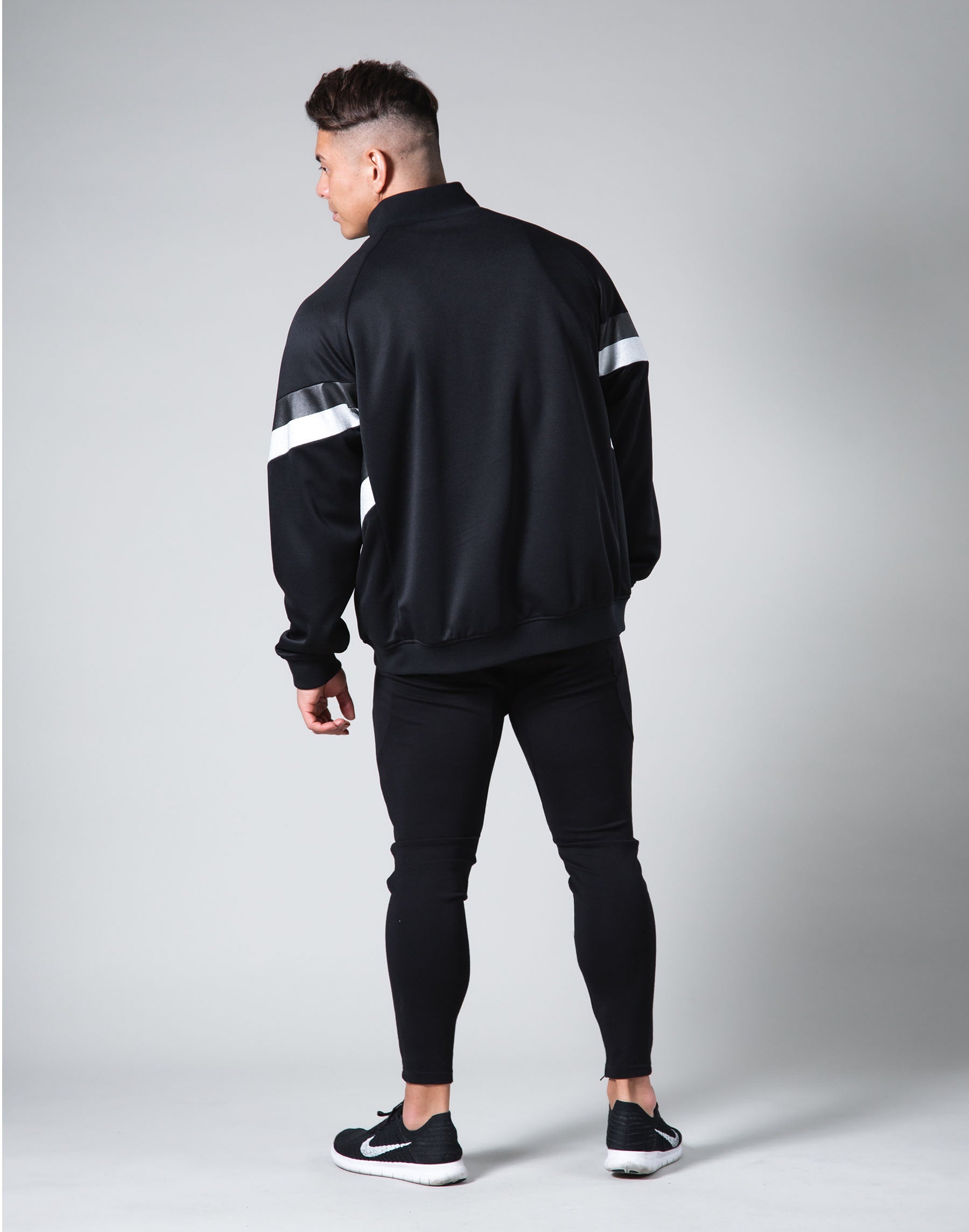 Oversize Angle Line Track Jacket - Black – LÝFT