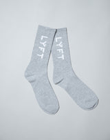 Side LÝFT Logo Socks - Grey