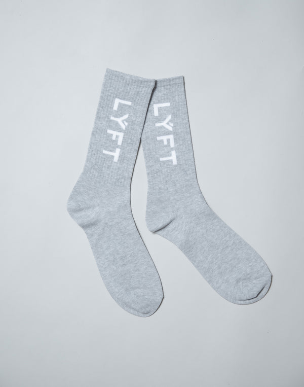 <transcy>Side LÝFT Logo Socks --Grey</transcy>