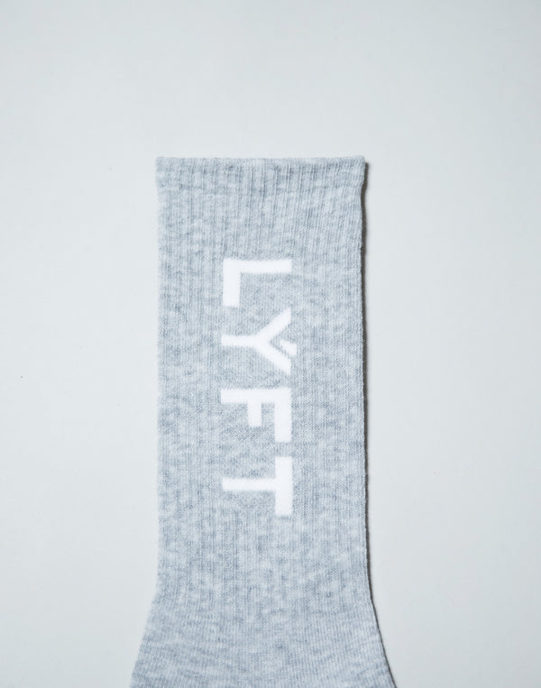 <transcy>Side LÝFT Logo Socks --Grey</transcy>