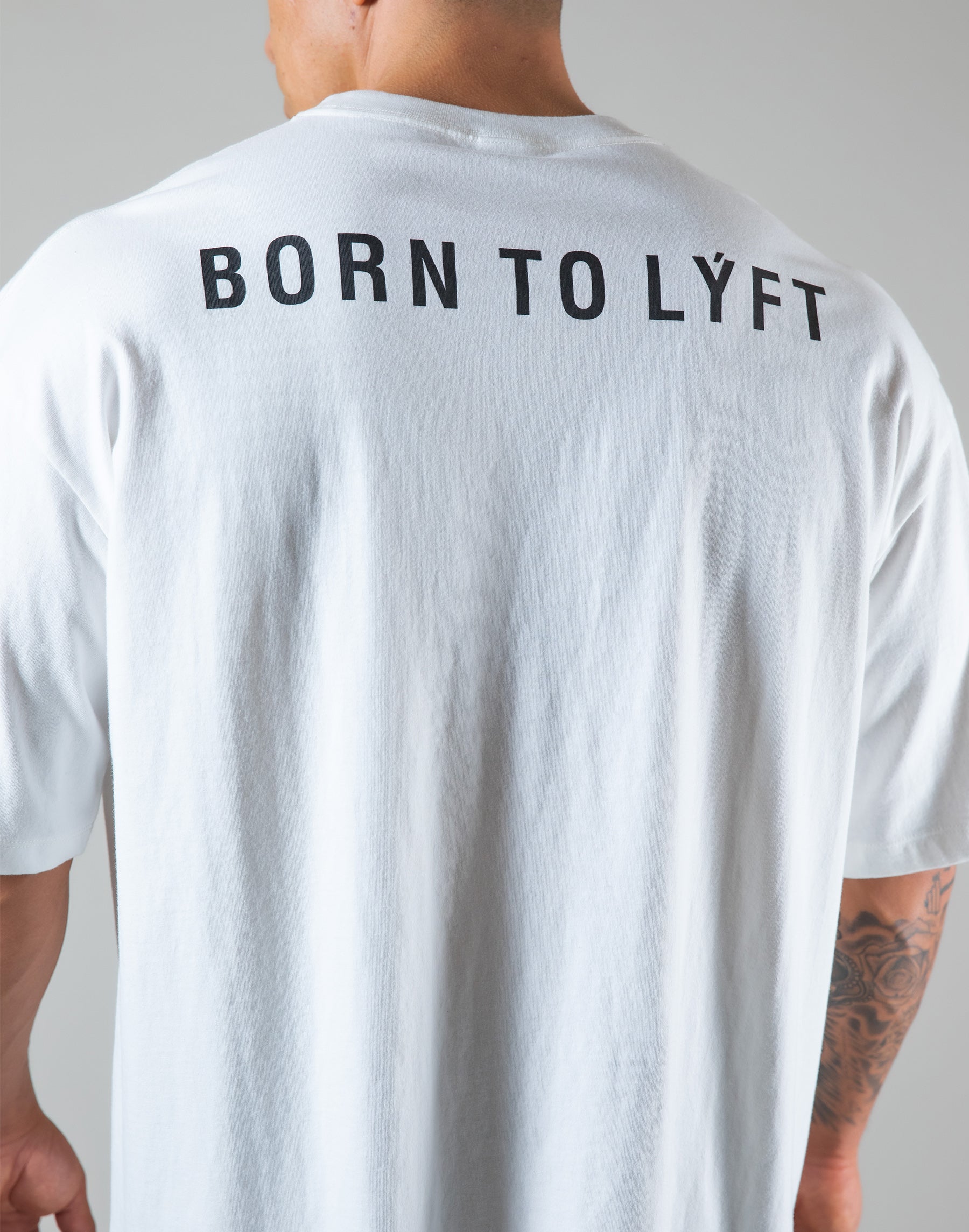 Born To LYFT Back Print Big T-Shirt 