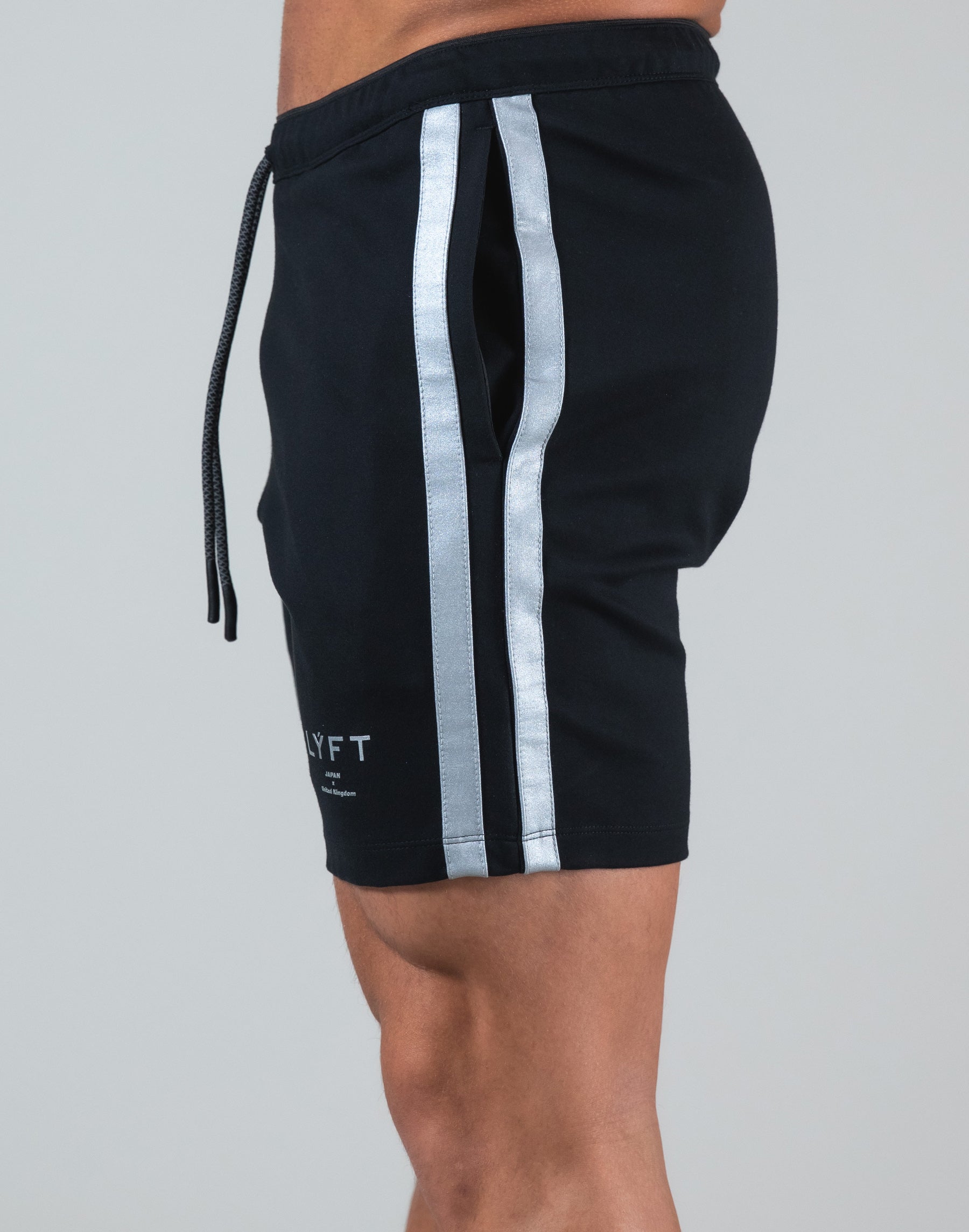 2Way Stretch 2 Line Shorts - Black – LÝFT
