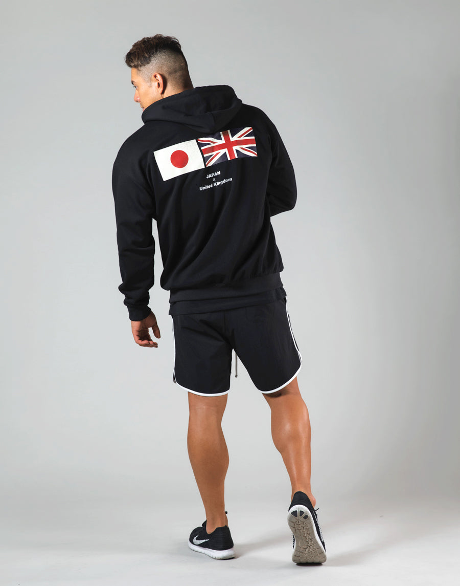 Flag Zip-Up Hoodie - Black – LÝFT