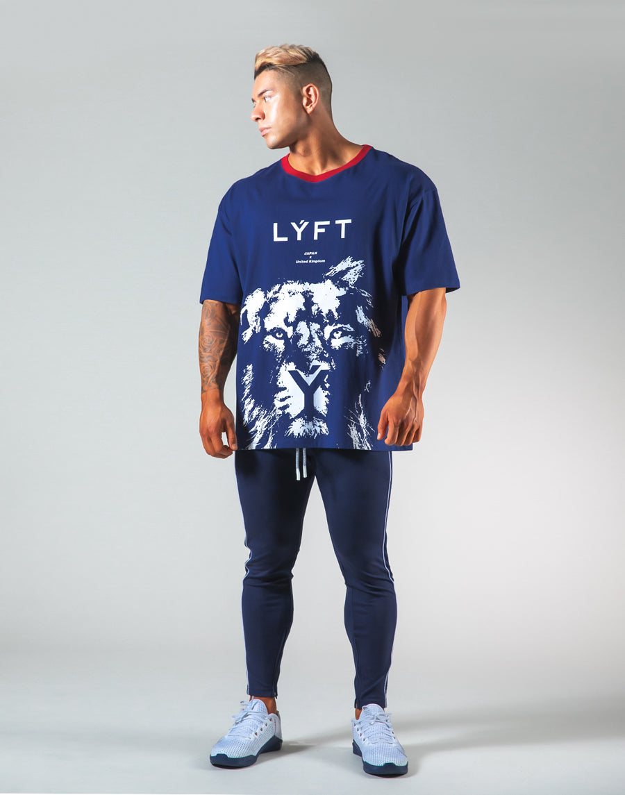 Lion Big T-shirts - Navy – LÝFT