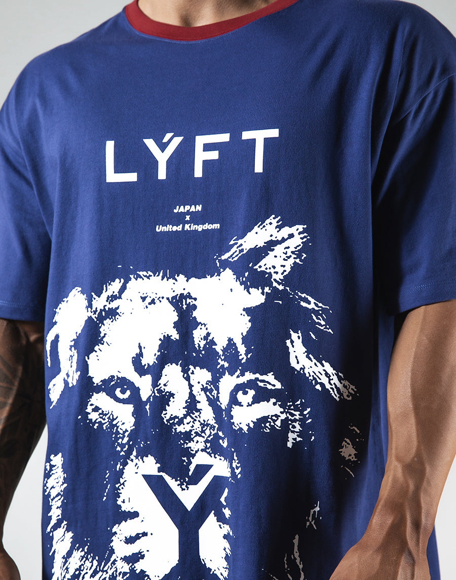 Lion Big T-shirts - Navy – LÝFT