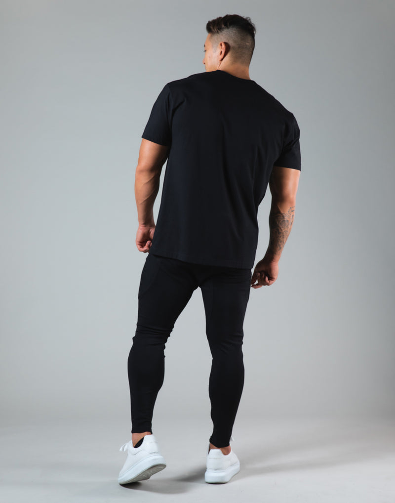 2Way Brush Line Standard T-Shirt - Black