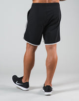 Piping Active Shorts - Black