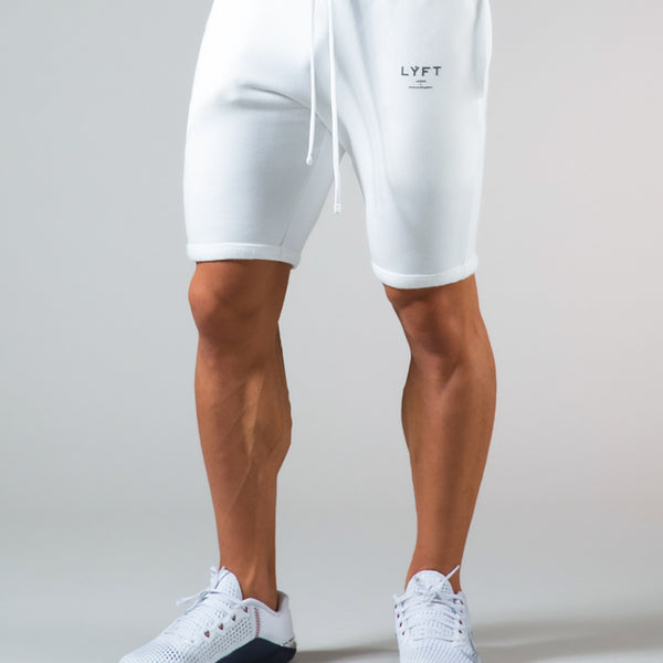 2Way Stretch Sweat Shorts - White – LÝFT