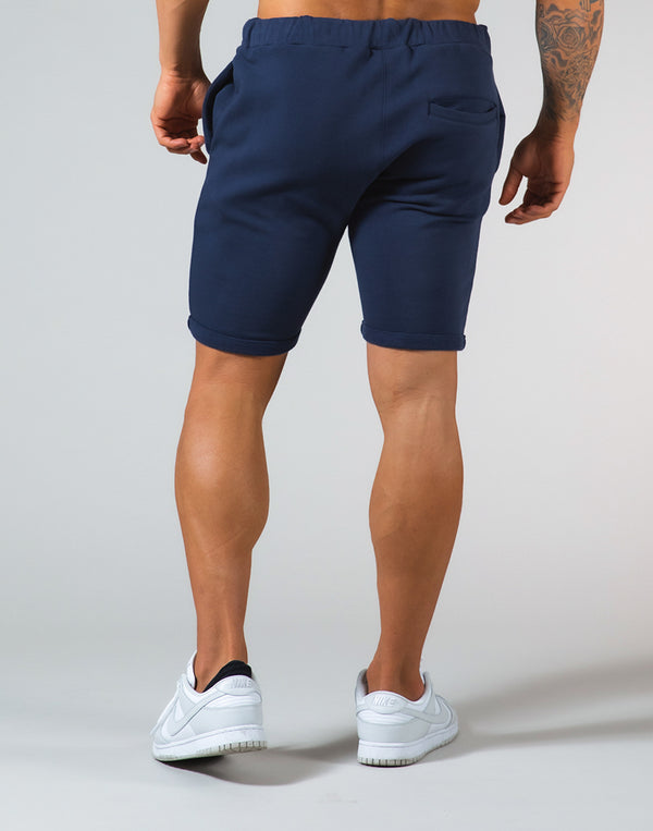 <transcy>2Way Stretch Sweat Shorts --Navy</transcy>