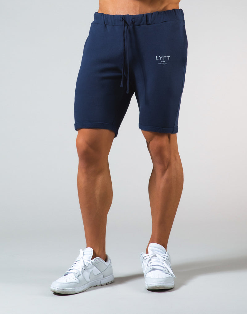 2Way Stretch Sweat Shorts - Navy