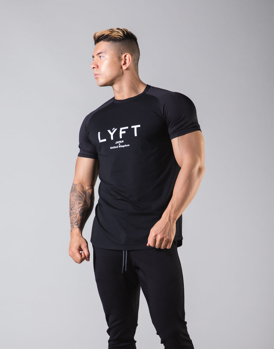 Combi Mesh Training T-Shirt ver.3 - Black – LÝFT